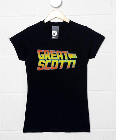 Great Scott Womens T-Shirt 8Ball